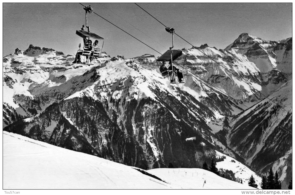 BRAUNWALD - GLARIS - SUISSE - PEU COURANTE CPSM . - Braunwald