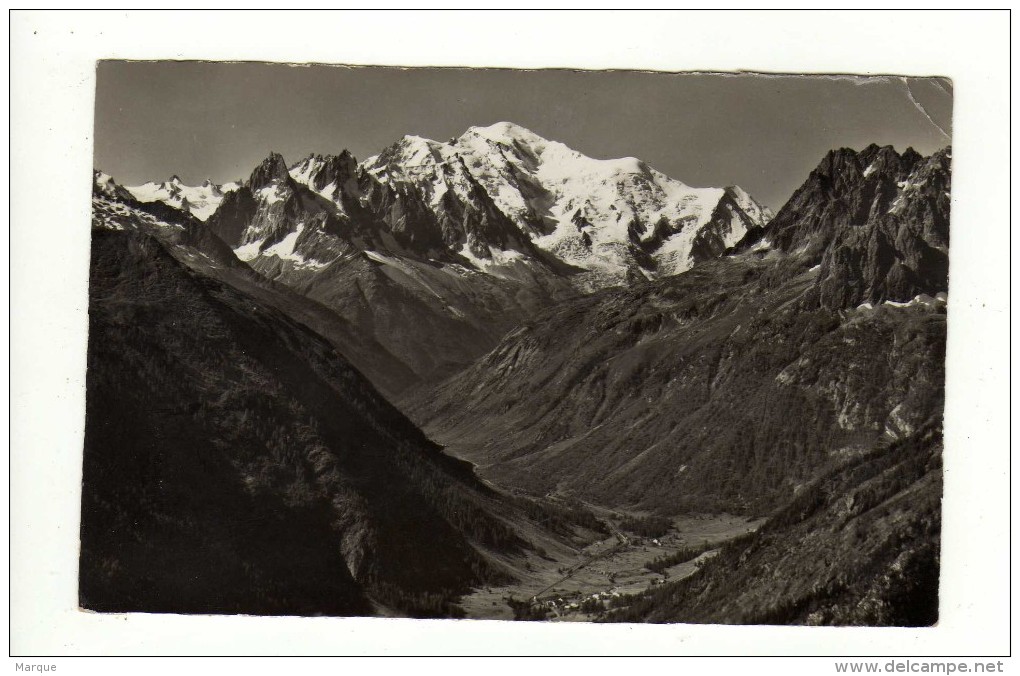 Cpsm N° 16626 FINHAUT BARBERINE Au Col De La Gueula Vallorcine Et Le Mont Blanc - Finhaut