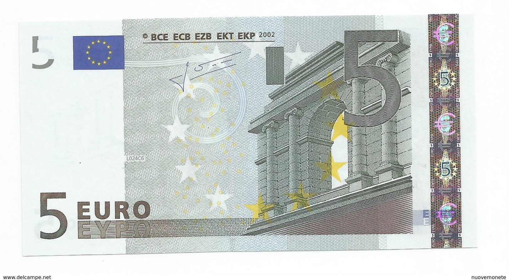 5 EURO TRICHET  U FRANCIA L024..UNC RARA - 5 Euro