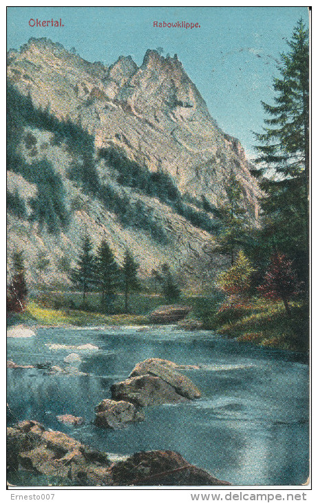 Postkarte CP Okertal Rabowklippe, 1912, Gebraucht - Siehe Scan - *) - Bad Grund