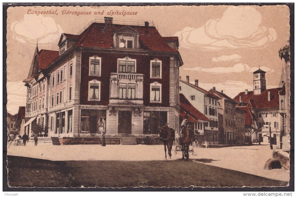 Langenthal  Bärengasse Guggenheim Litho - Langenthal