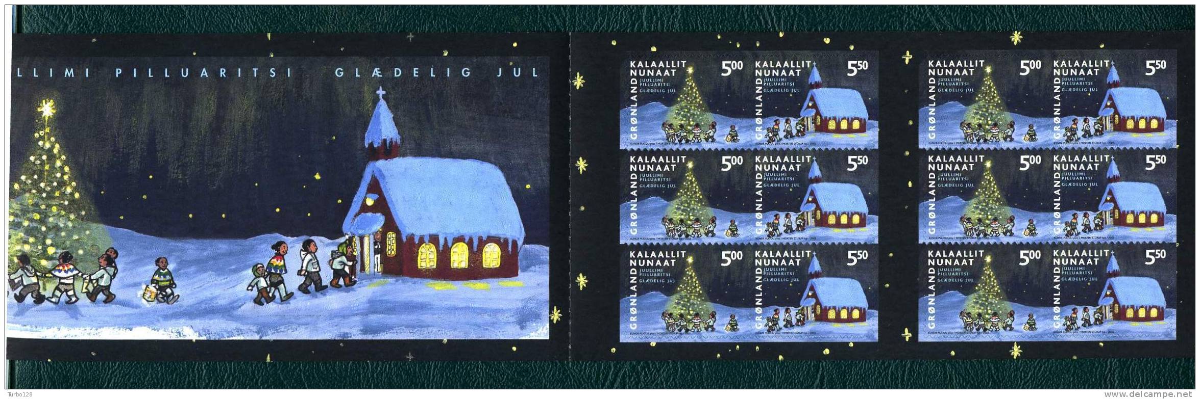 GROENLAND  2003 Carnet  N° C384 Neuf = MNH Superbe Cote 30 € Noël Christmas Enfants Eglises Children - Booklets