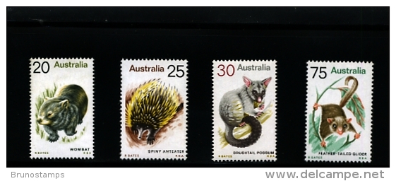 AUSTRALIA - 1974  NATIVE ANIMALS  SET  MINT NH - Nuovi