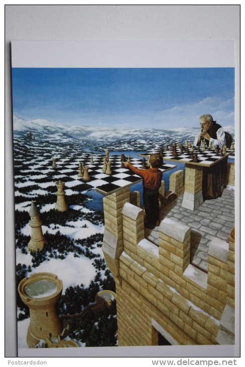 "CALLING DISTANCE" By Gonsalves. JEU - ECHECS - CHESS - ECHECS - Echecs