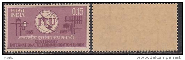 India MNH 1965, International Telecommunication Union, Telecom - Ungebraucht