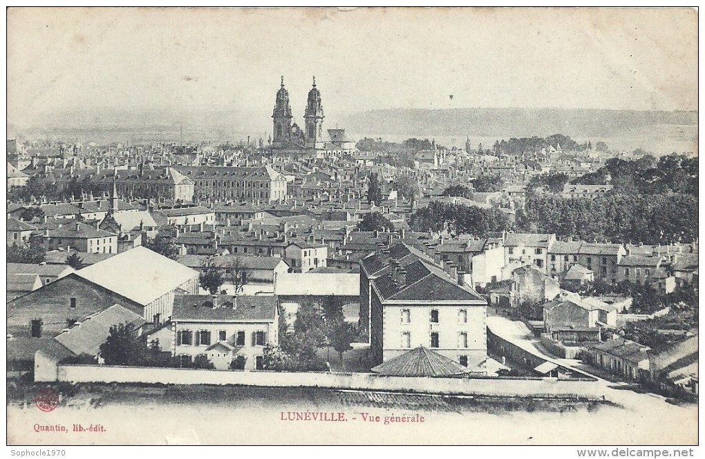 LORRAINE - 54 - MEURTHE ET MOSELLE - LUNEVILLE - Vue Générale - Luneville