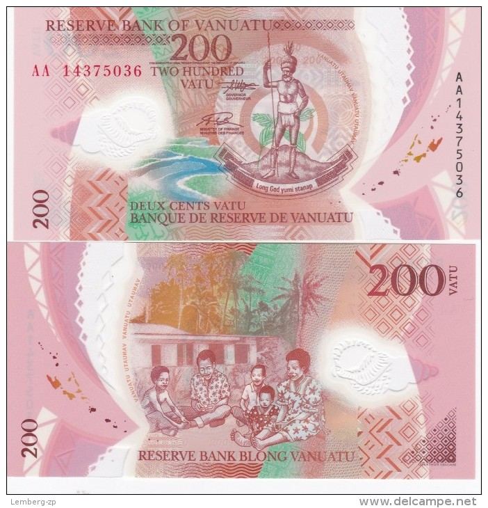 Vanuatu - 200 Vatu 2014 UNC Lemberg-Zp - Vanuatu