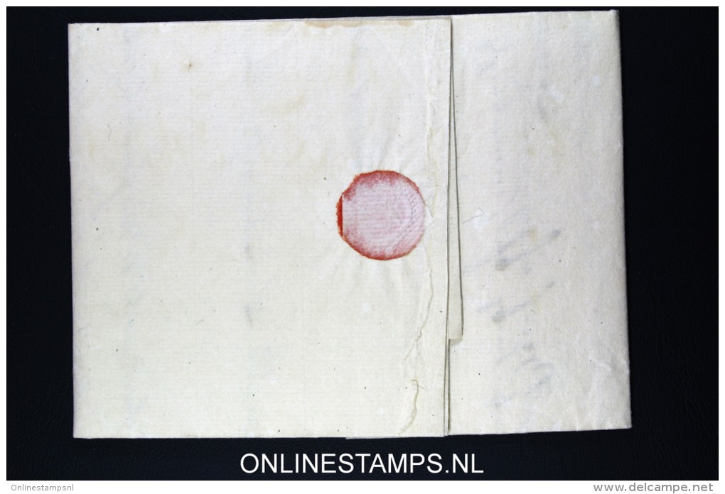 Belgium: Complete Letter From Antwerpen To Amsterdam  1822 - 1815-1830 (Dutch Period)