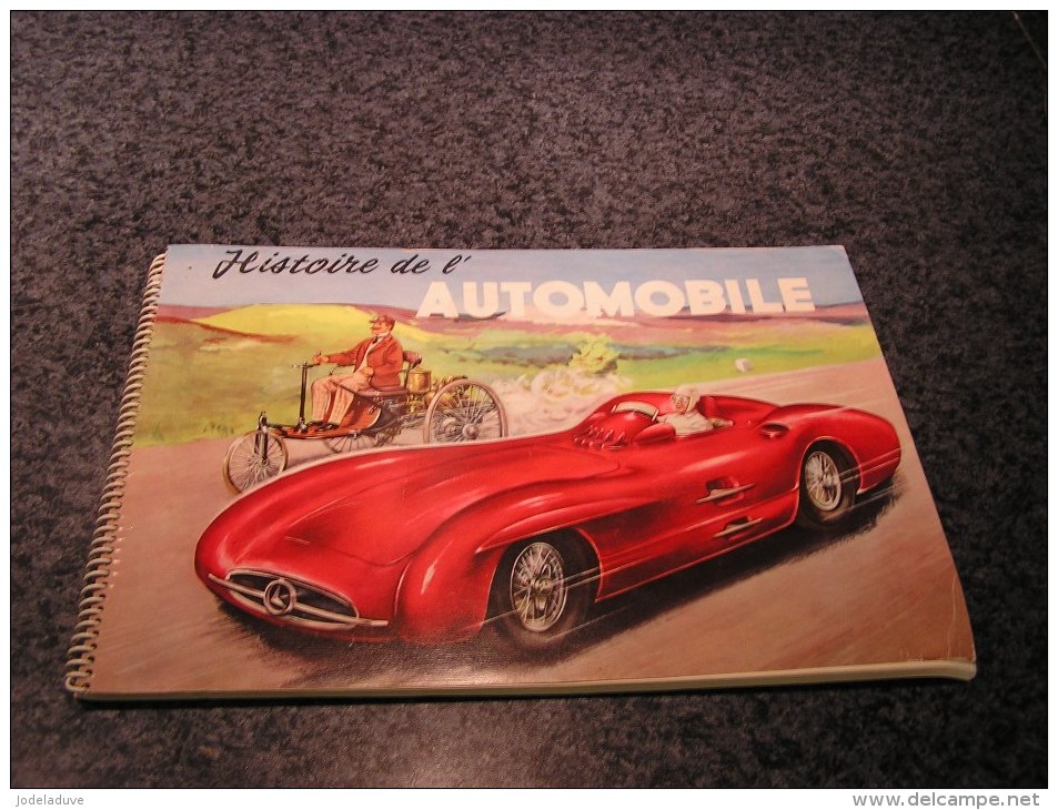 HISTOIRE DE L AUTOMOBILE Chromos Trading Cards Vignette MINERVA Complet Autos Voiture  Collection Auto Peu Courant - Albums & Catalogues