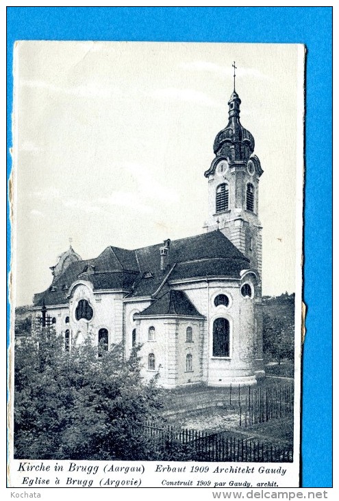 OV698, Kirche, Eglise,  Brugg, Non Circulée - Brugg