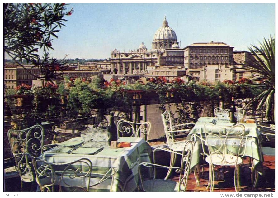 Roma - Hotel Atlante - Formato Grande Non Viaggiata - Bares, Hoteles Y Restaurantes