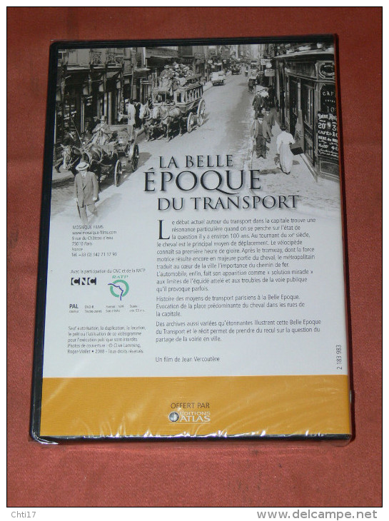 LA BELLE EPOQUE DU TRANSPORT PARISIEN  / METRO / TRAMWAY / CHEMIN DE FER MOSAIQUE FILMS / 53 MINUTES - Ferrocarril