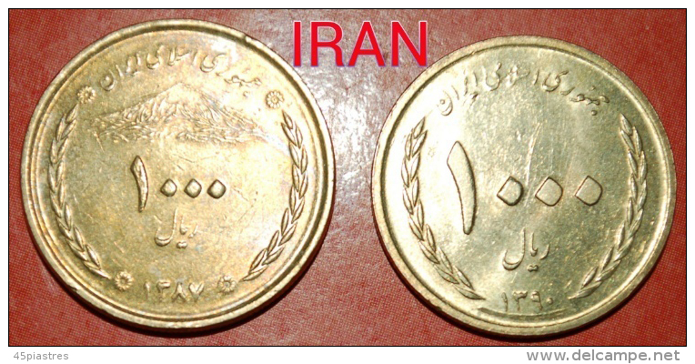 &#9733;2 COINS&#9733;IRAN&#9733; 1000 REALS OLD AND NEW TYPES COINS! LOW START&#9733; NO RESERVE! - Iran