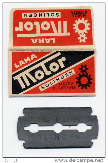 LAMETTA DA BARBA "MOTOR" Lamette Hojas-hoja Afeitar Razor Blades-blade Rasierklingen Lames-lame Rasoir - Rasierklingen