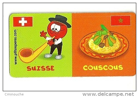 Magnet Suisse Cor Des Alpes, Maroc Couscous - Toerisme