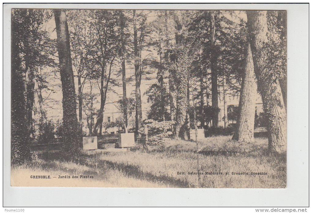 Carte De Grenoble  Jardin Des Plantes  ( Recto Verso ) - Grenoble