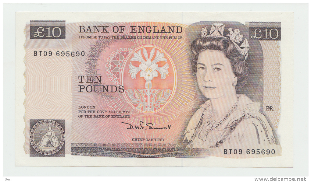 Great Britain 10 Pounds ND (1984 - 1986) XF+ Pick 379c - 10 Pounds