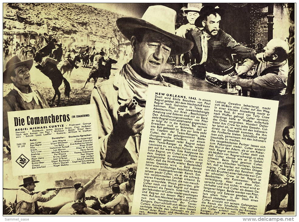 Illustrierte Film-Bühne  -  "Die Comancheros" -  Mit John Wayne  -  Filmprogramm Nr. 5983 Von Ca. 1961 - Magazines