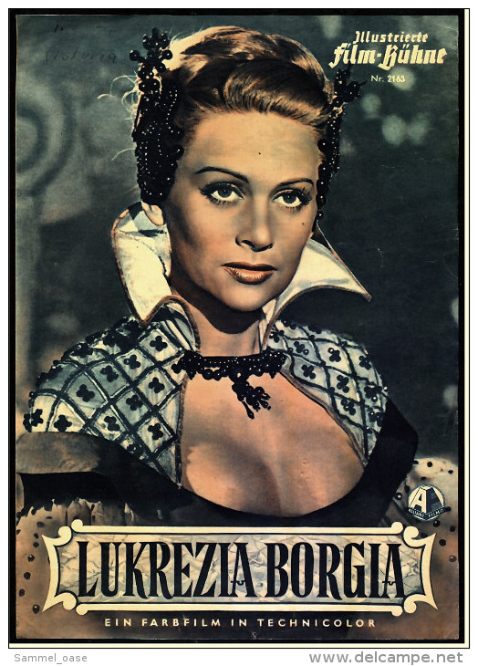 Illustrierte Film-Bühne  -  "Lukrezia Borgia" -  Mit Martine Carol  -  Filmprogramm Nr. 2163 Von Ca. 1953 - Revistas