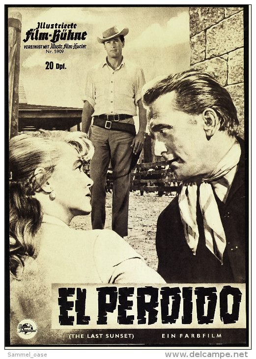 Illustrierte Film-Bühne  -  "El Perdido" -  Mit Rock Hudson , Kirk Douglas -  Filmprogramm Nr. 5909 Von Ca. 1961 - Magazines