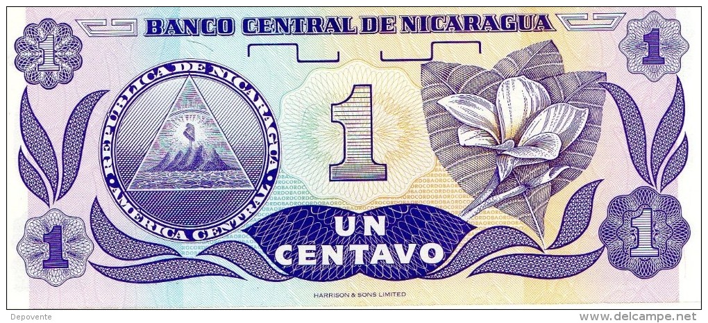NEUF : BILLET DE 1 CENTAVO - NICARAGUA 1991 - Nicaragua