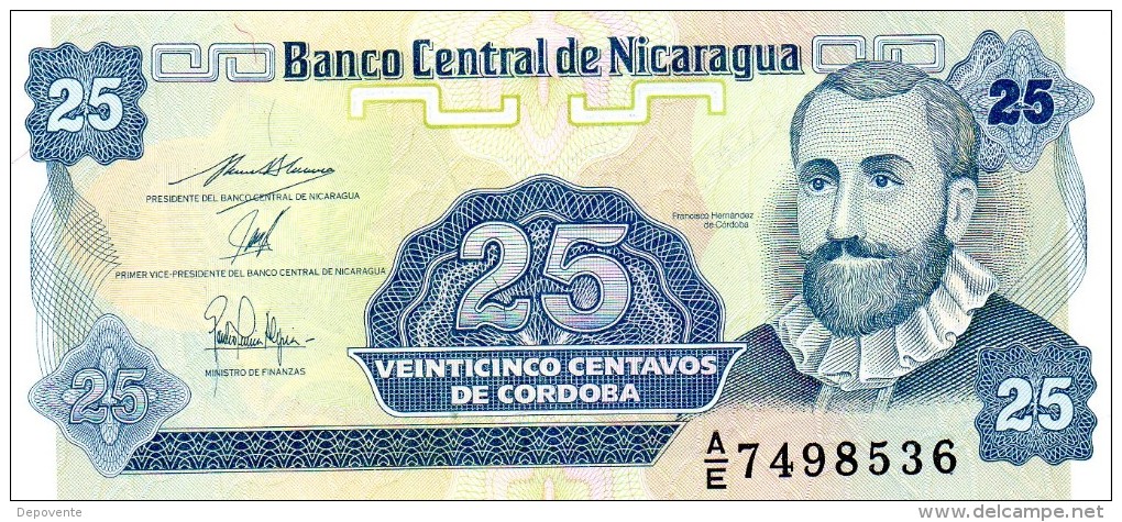 NEUF : BILLET DE 25 CENTAVOS - NICARAGUA (1991) - Nicaragua