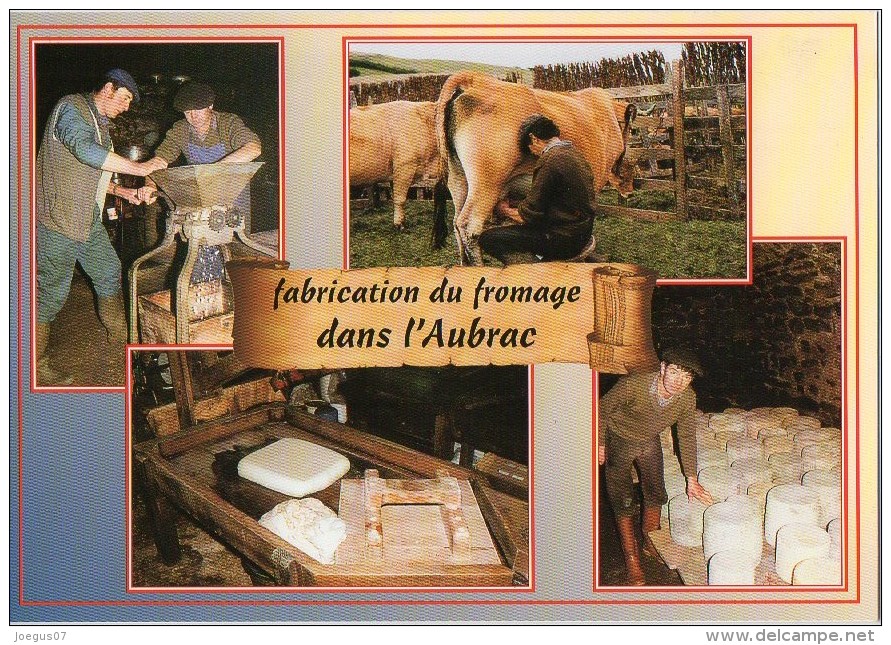 Fabrication Du Fromage Dans L'Aubrac (tome D'aligot Et Fourme) - Multivues - 01 S11 - Editions APA-POUX - TBE - Recepten (kook)