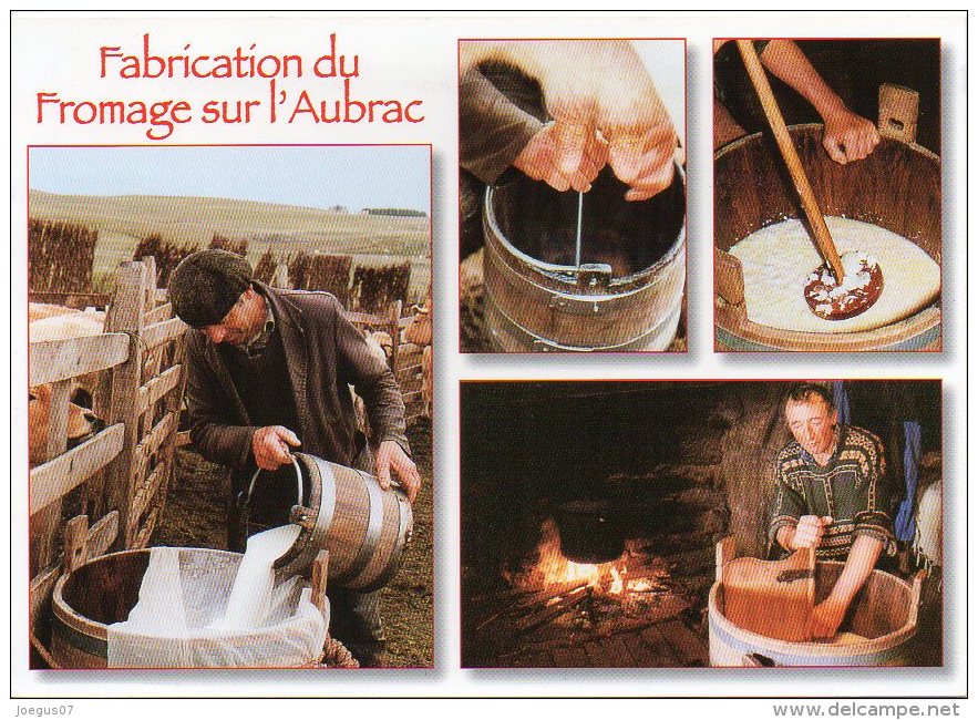 Fabrication Du Fromage Sur L´Aubrac (tome D´aligot Et Fourme) - Multivues - 01 S10 - Editions APA-POUX - TBE - Recettes (cuisine)