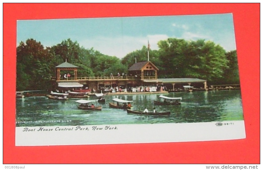 Boat House Central Park , New York  ::::: Animation - Barques - Central Park