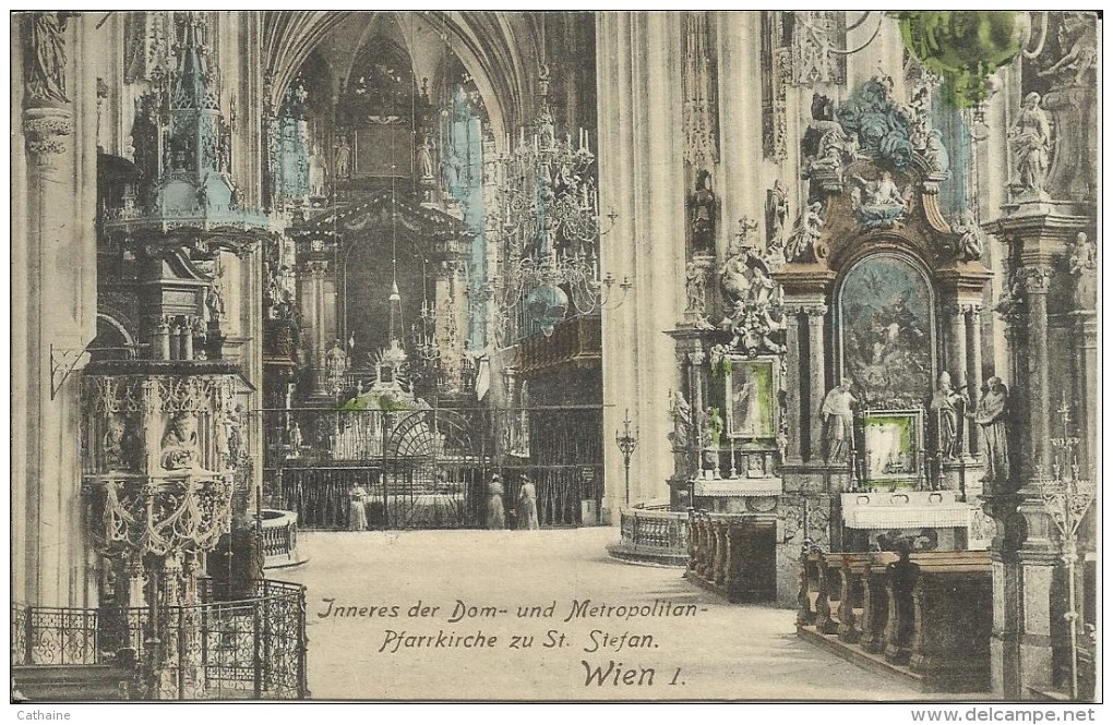 AUTRICHE . INNERES DER DOM UND METROPOLITAN . PFARRKIRCHE ZU ST STEFAN - Kirchen