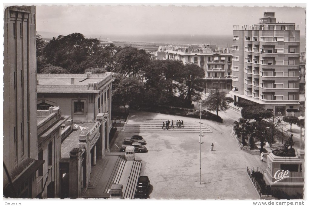 Algérie,MOSTAGANEM,la Place De L´hotel De Ville,époque Coloniale,rare,afrique - Mostaganem