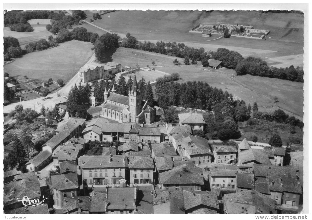 CPSM 38 ROYBON VUE PANORAMIQUE AERIENNE  Grand Format 15 X 10,5 - Roybon