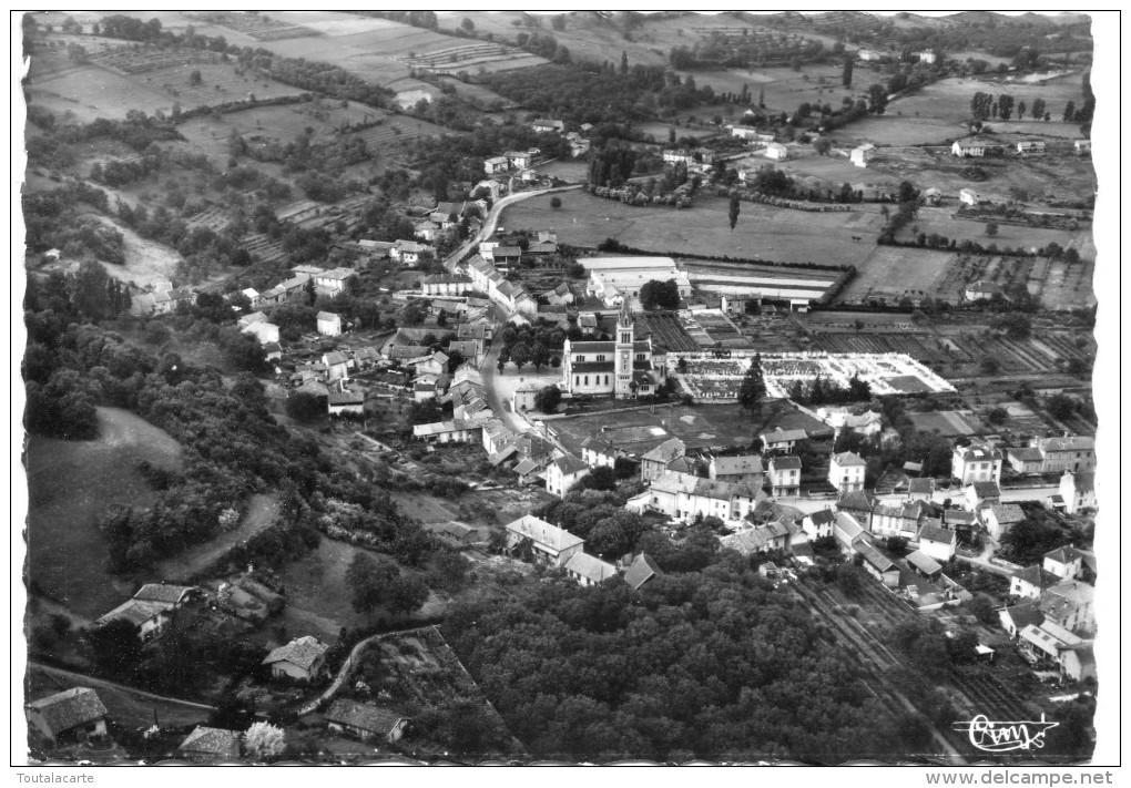 CPSM 38 RENAGE VUE PANORAMIQUE AERIENNE   Grand Format 15 X 10,5 - Renage