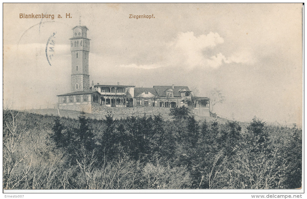 Postkarte CP DEUTSCHLAND BLANKENBURG AM/IM HARZ, 1912, Gebraucht - Siehe Scan - *) - Blankenburg