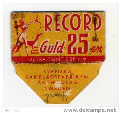 RECORD GULD, Lamette Hojas Hoja Afeitar Razor Blades Blade Rasier Klingen Lames Lame Rasoir - Rasierklingen