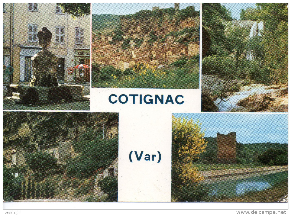 CP - PHOTO - COTIGNAC - MULTIVUES -15981 - - Cotignac