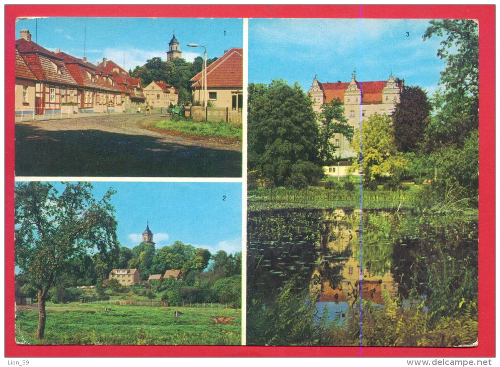 161364 /  Boitzenburg ( Uckermark ) - BOITZENBURGER STRASSE , TEILANSICHT , BLICK ZUM SCHLOSS - Germany Deutschland - Boitzenburg