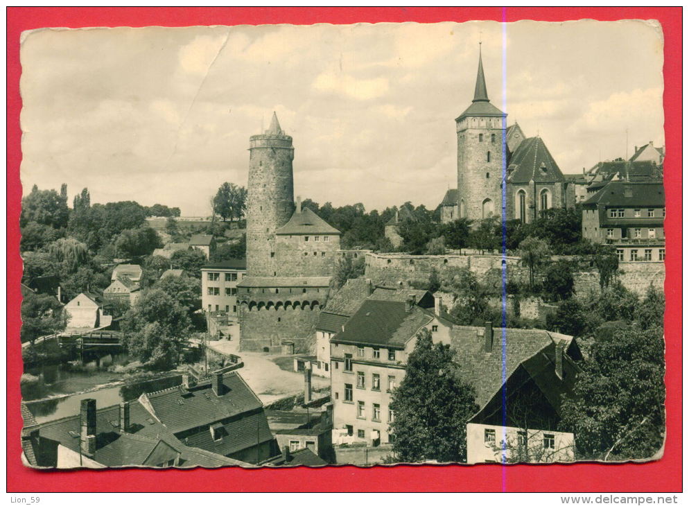 161368 / Bautzen ( Saxony ) - DIE ALTE WASSERKUNST D.A. SPREE RECHTS DIE MICHAELISKIRCHE - Germany Deutschland - Bautzen