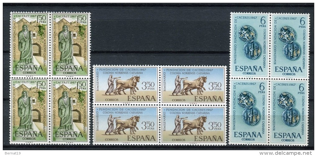 España 1967. Edifil 1827-29 X 8 ** MNH - Ungebraucht