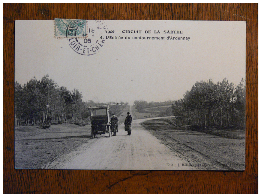 CIRCUIT De La SARTHE (72) - L'entrée Du Contournement D'Ardennay (course Automobile) - Otros & Sin Clasificación