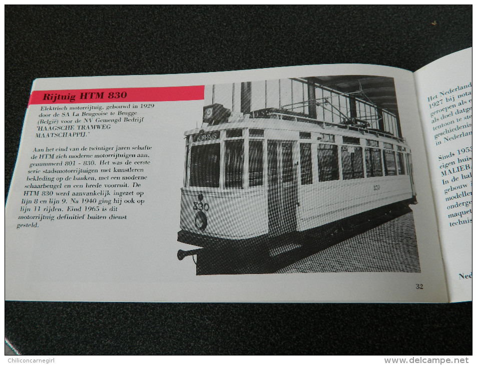 Trams En Treinen In Het Spoorwegmuseum - 1978 - Livret Sur Les Trams Et Les Trains En Néerlandais - Pratique