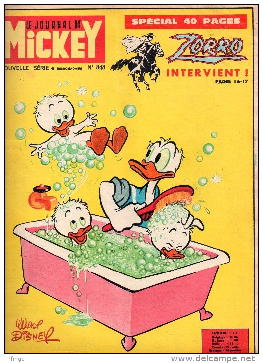 Journal De MICKEY Nouvelle Série N° 848 - Journal De Mickey