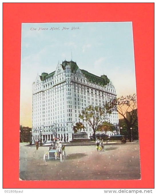 The Plaza Hotel ,  New York :::: Animation - Voitures - Automobiles - Tacots - Statue Of Liberty