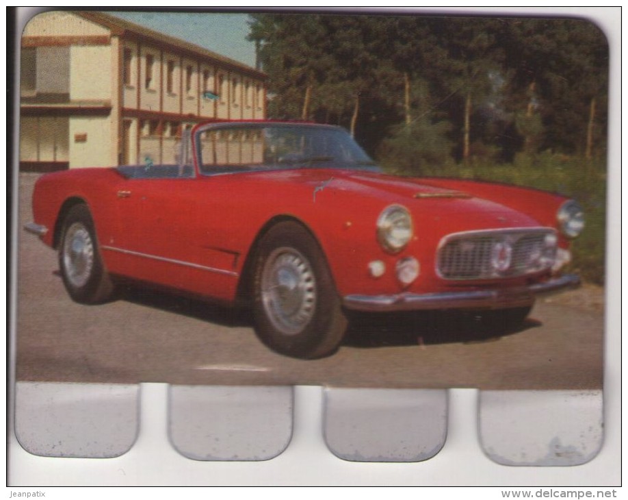 PLAQUETTE PUBLICITE - COOP - Automobile Maserati 3 500 - Automóviles