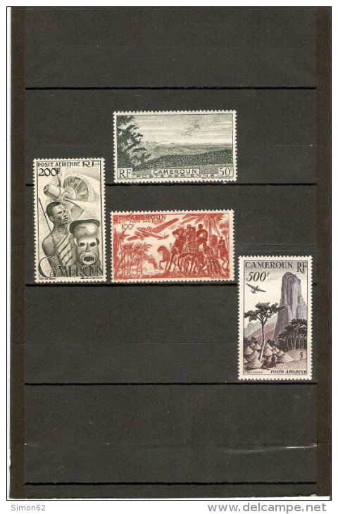 CAMEROUN  POSTE AERIENNE  N° 38/41  NEUFS  ** ET* N°41 LUXE **   DE  1947/50 - Airmail