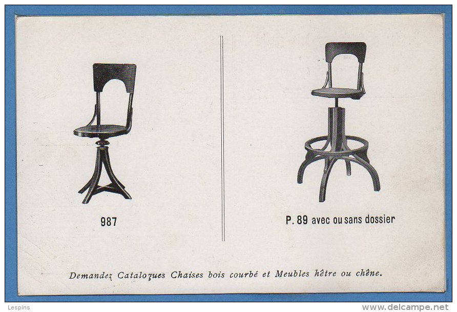 59 - BERLAIMONT --  Meubles Et Sièges En Bois Courbé - Berlaimont