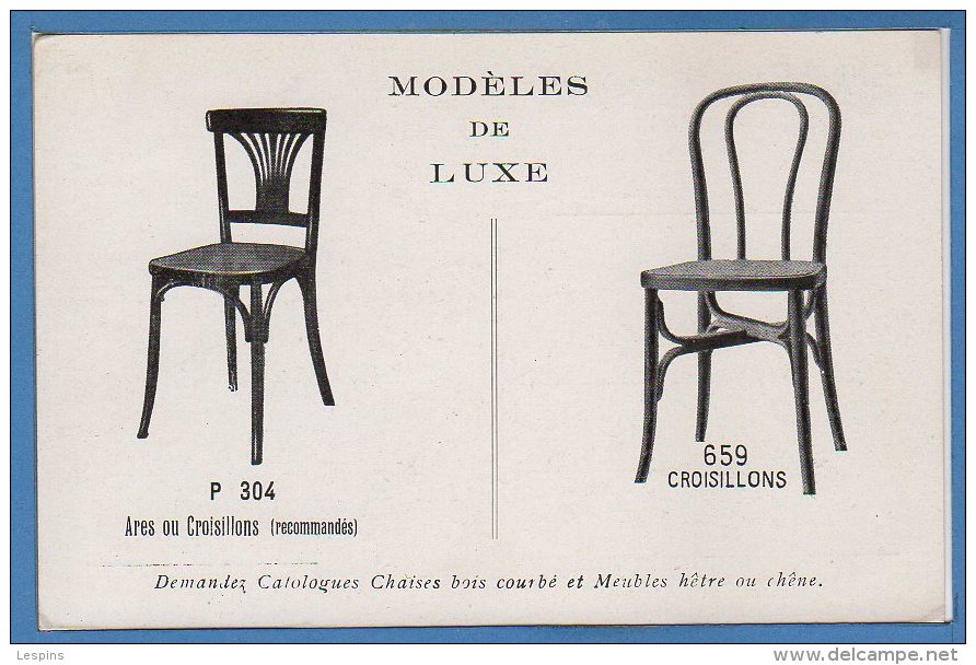 59 - BERLAIMONT --  Meubles Et Sièges En Bois Courbé - Berlaimont