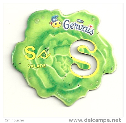 Magnet Gervais S Comme Salade - Lettres & Chiffres