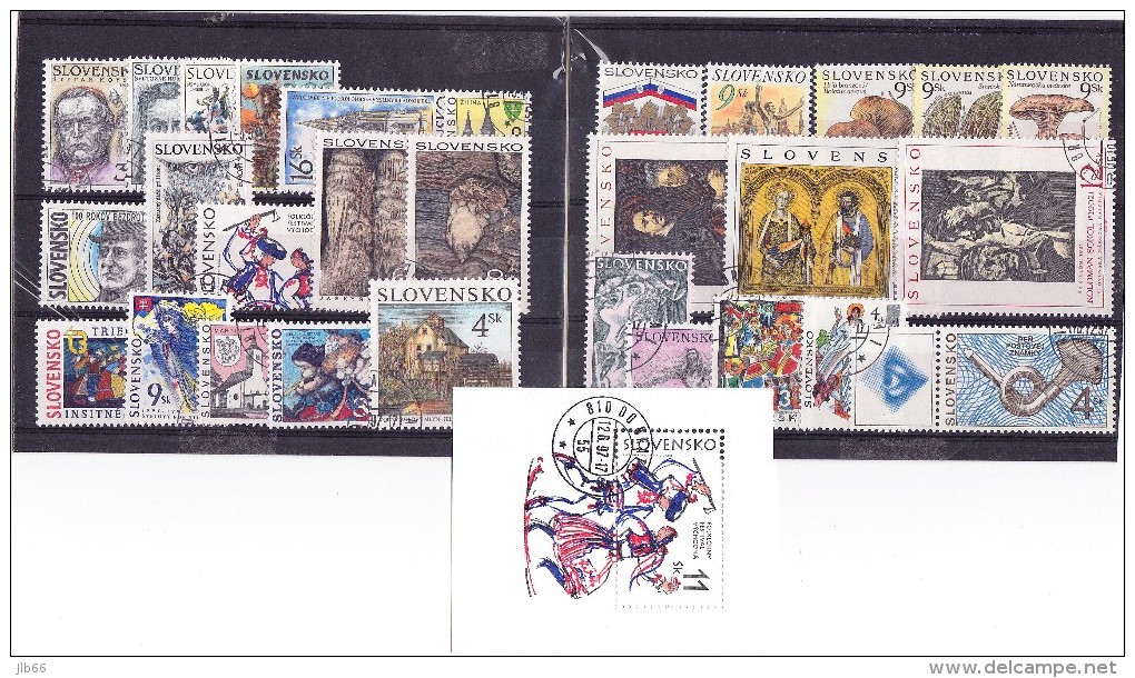 Année 1997 Oblitérée Complète /  Complete Year 1997 Used / YT 230/258 + BF9 / Mi 271/299 + B8/9 - Volledig Jaar