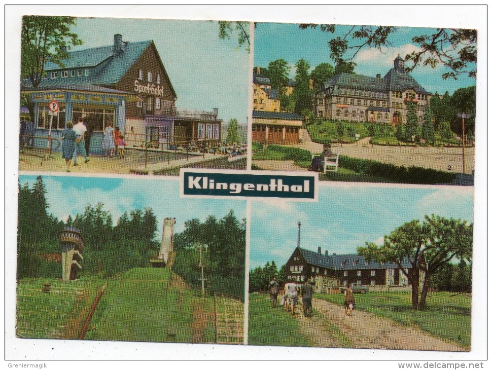 Klingenthal - Ho "Sport Hotel - Rathaus - Grosse Aschbergschanze - Jugendherberge "Klement Gottwald" - Klingenthal